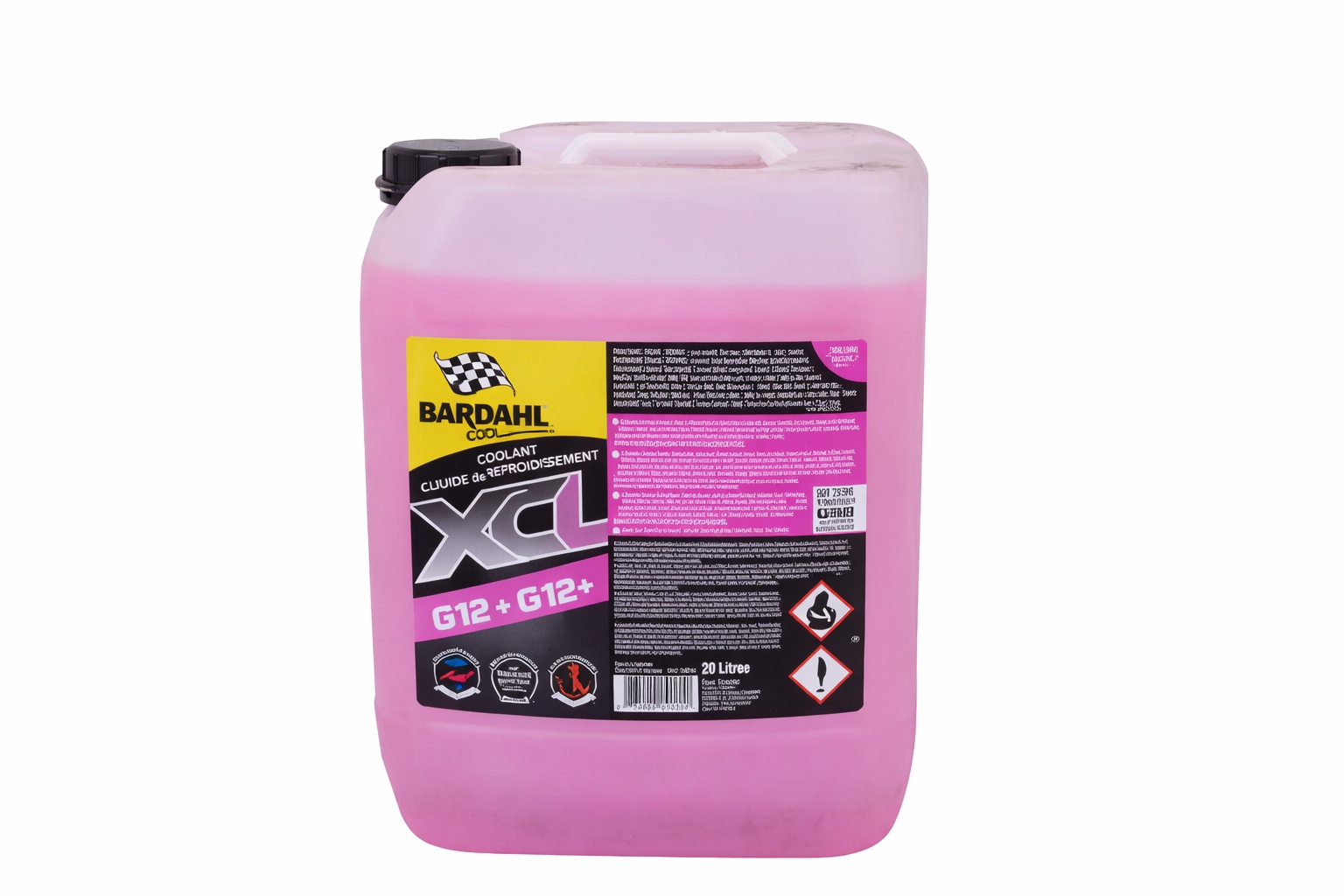 Антифриз G12+ (-35) BARDAHL LIQUIDE DE REFROIDISSEMENT ROUGE красный 20л 8515