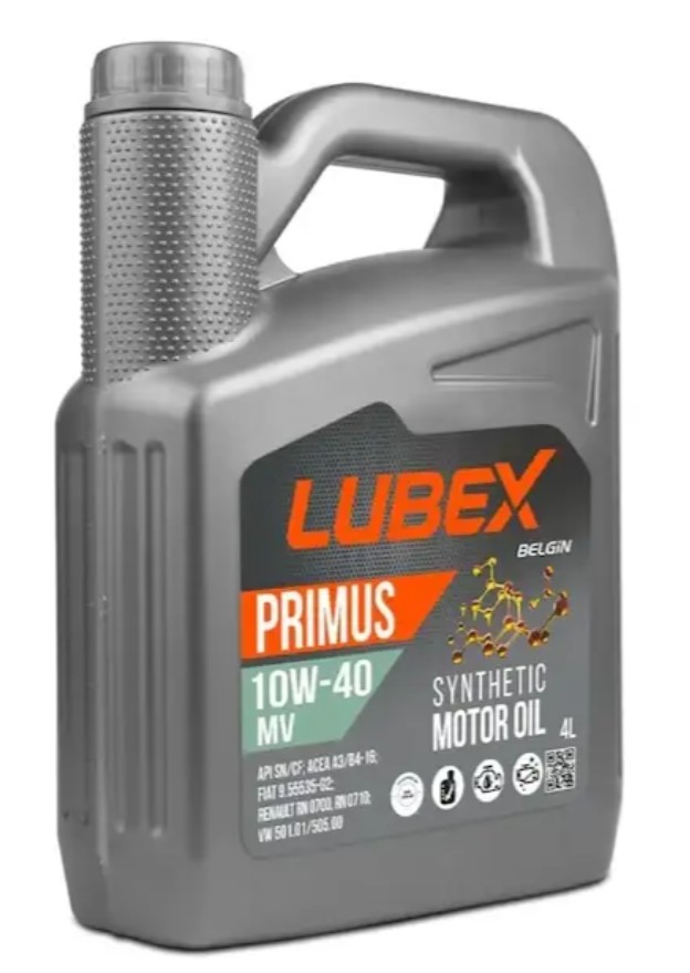 LUBEX PRIMUS MV 10w40 4л (4) API SN/CF; ACEA A3/B4; RN 0710; MB 229.3