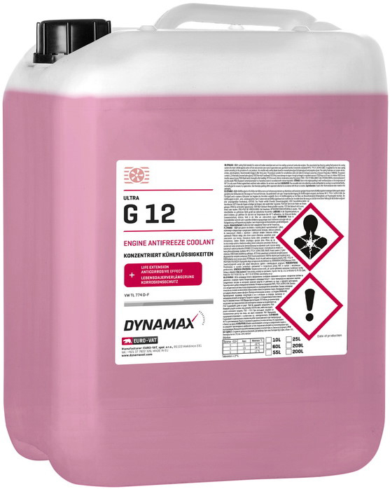 Антифриз DYNAMAX COOL ULTRA G12 -37 10л красн.