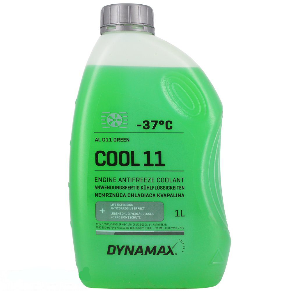 Антифриз G11 DYNAMAX COOL GREEN (зелений) концентрат (1L)