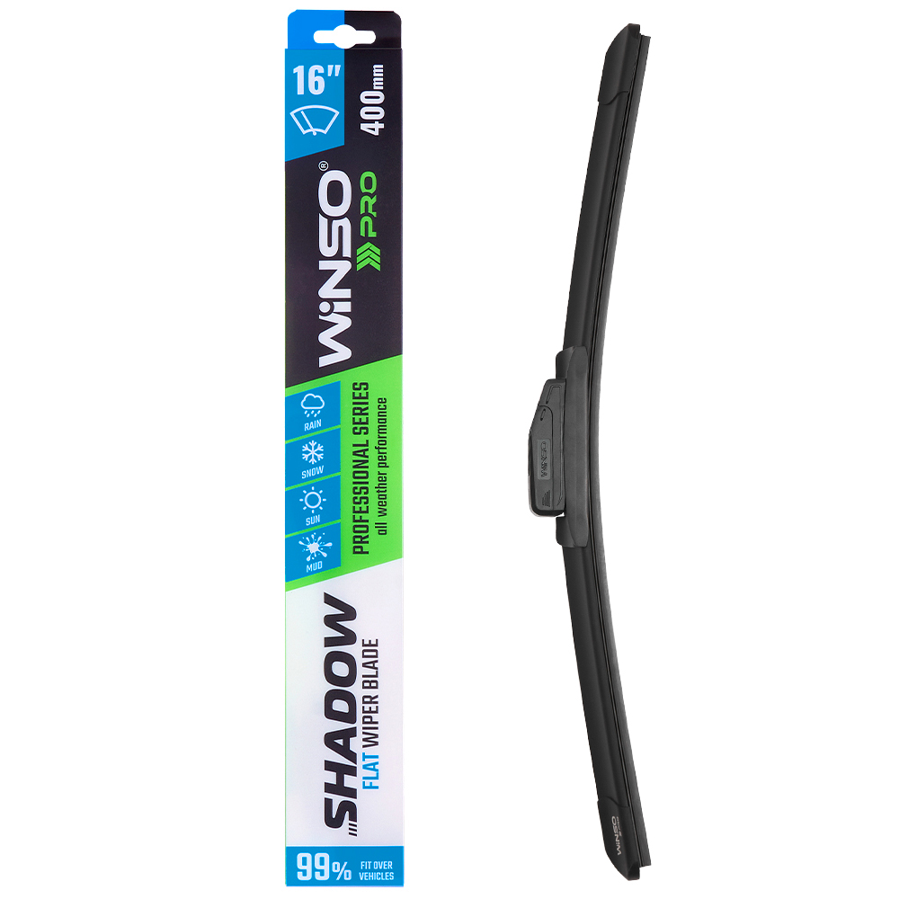Щітки склоочисника безкаркасні Winso Pro Shadow 16/400мм 117400 (50)