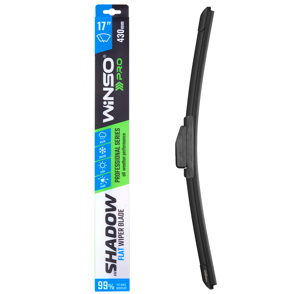 Щітки склоочисника безкаркасні Winso Pro Shadow 17/430мм 117430 (50)