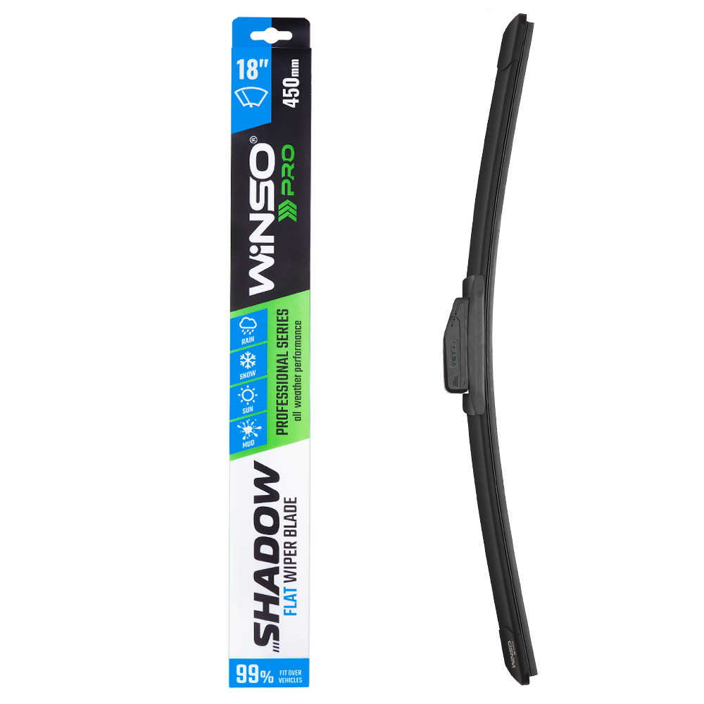 Щітки склоочисника безкаркасні Winso Pro Shadow 18/450мм 117450 (50)