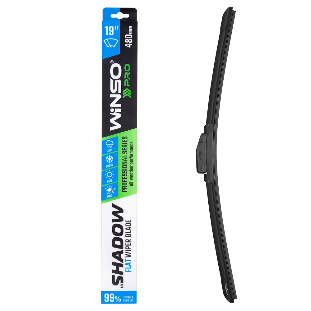 Щітки склоочисника безкаркасні Winso Pro Shadow 19/480мм 117480 (50)