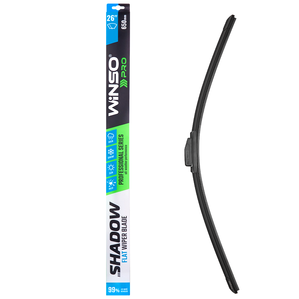 Щітки склоочисника безкаркасні Winso Pro Shadow 26/650мм 117650 (50)